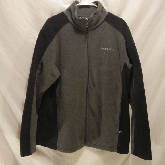 Columbia Other - Columbia Men's XL Grey And Black Zip Up Fleece